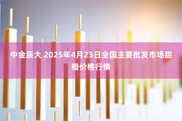 中金辰大 2025年4月23日全国主要批发市场甜橙价格行情