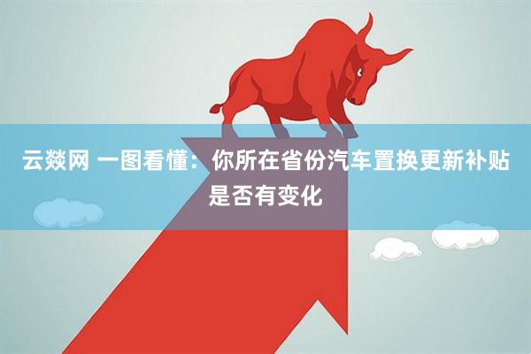 云燚网 一图看懂：你所在省份汽车置换更新补贴是否有变化